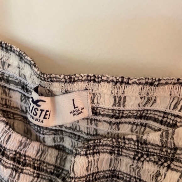 Hollister Ruched Plaid Crop Top - Picture 4 of 5